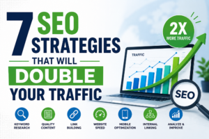 7 SEO Strategies That Will Double Your Traffic