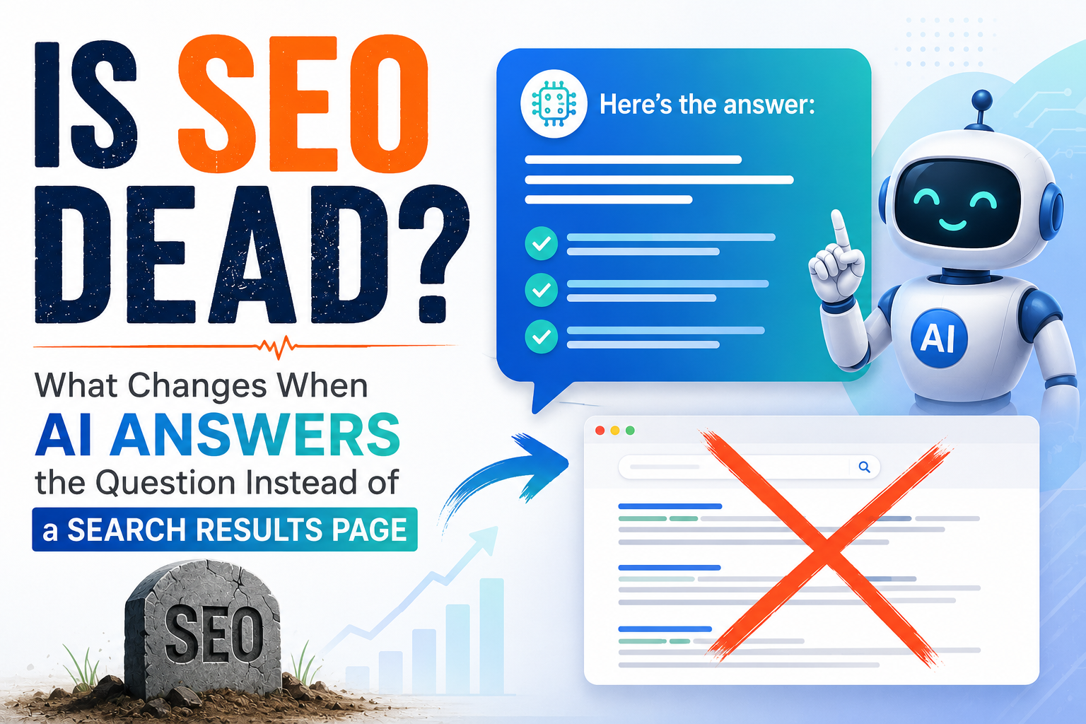 You are currently viewing Is SEO Dead? What Changes When AI Answers the Question Instead of a Search Results Page