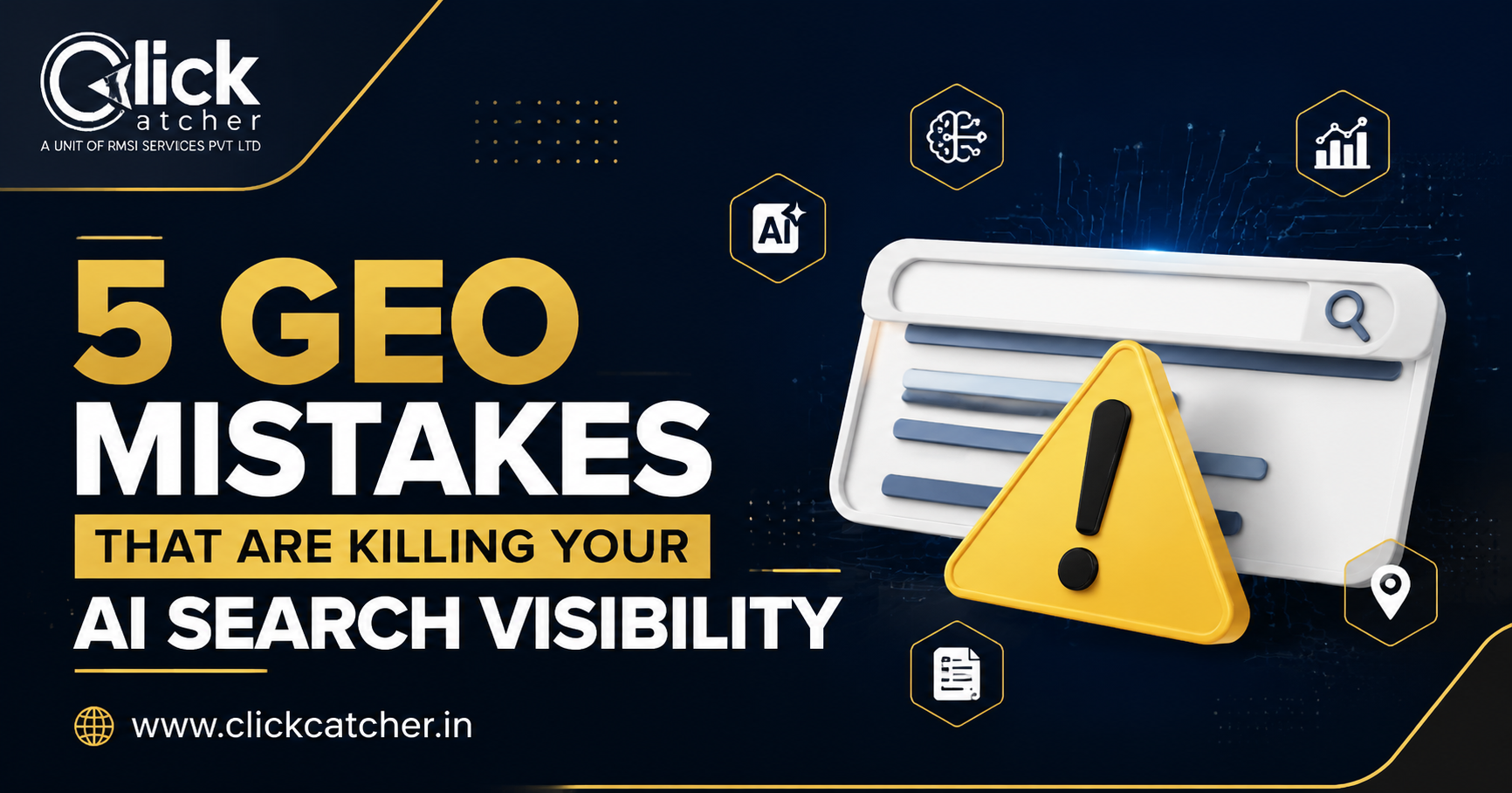 You are currently viewing 5 GEO Mistakes That Are Killing Your AI Search Visibility